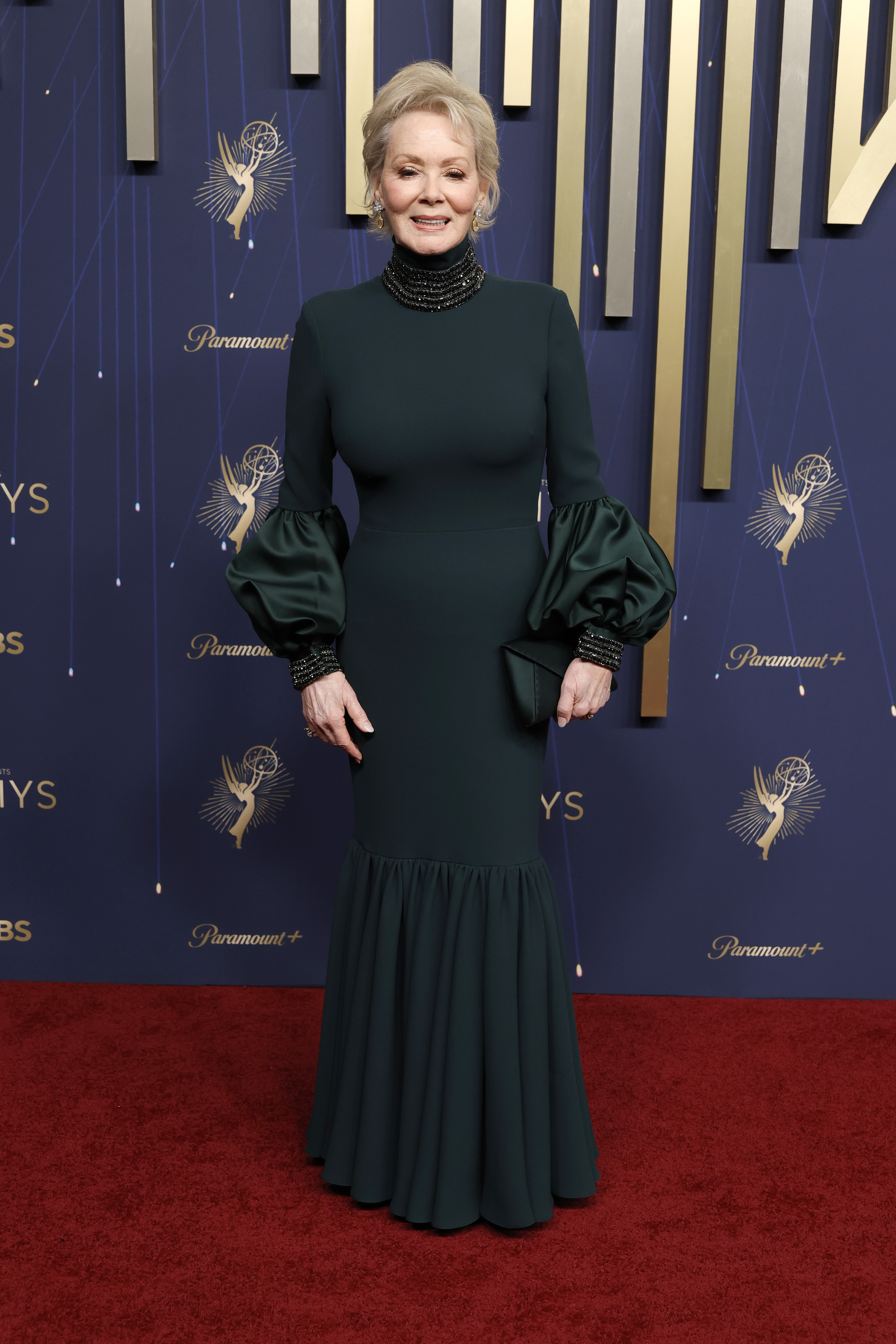 Jean Smart on the 2025 Emmys red carpet