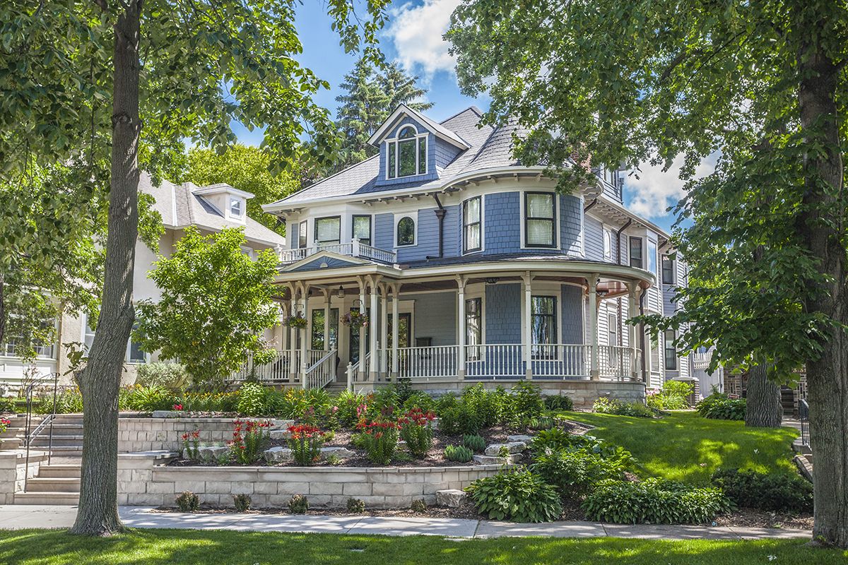 A Victorian home.