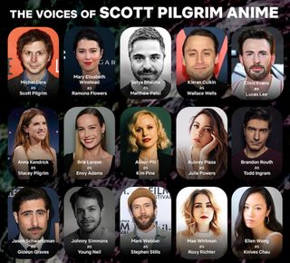 Scott Pilgrim anime voice cast