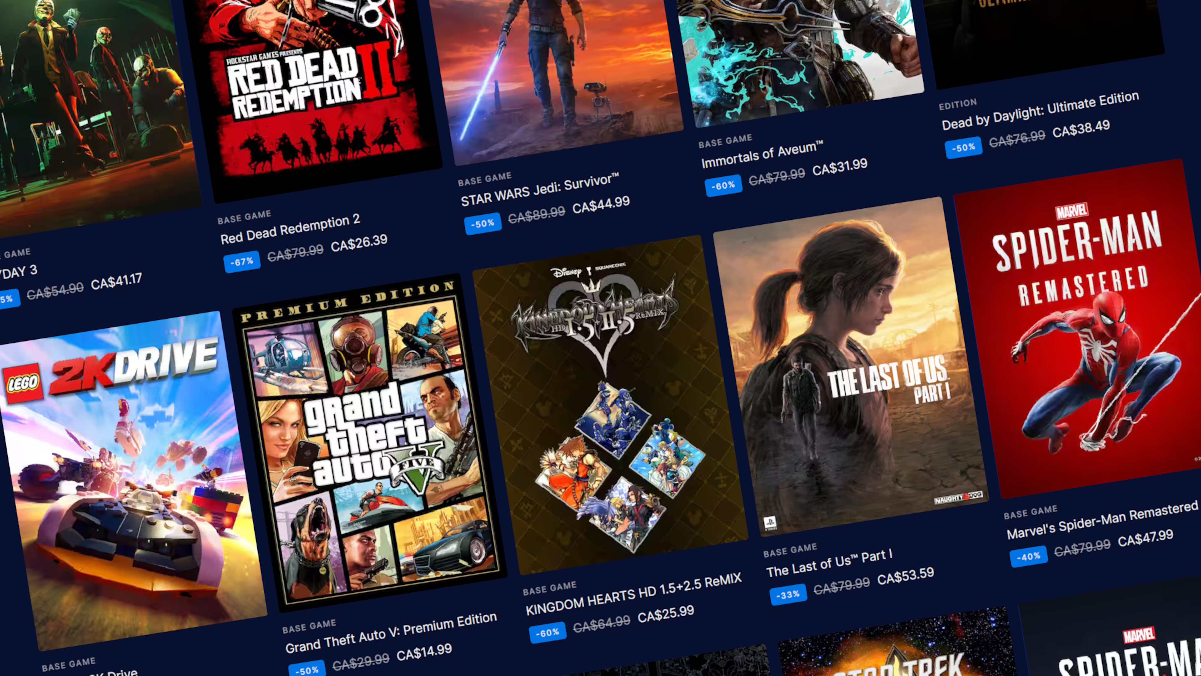 Best games on ps4 best sale holiday sale