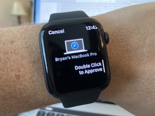 approve with Apple Watch
