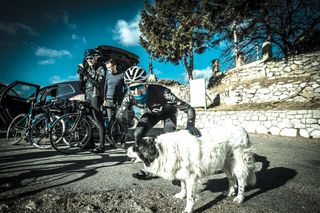 Wout Poels finds a friend