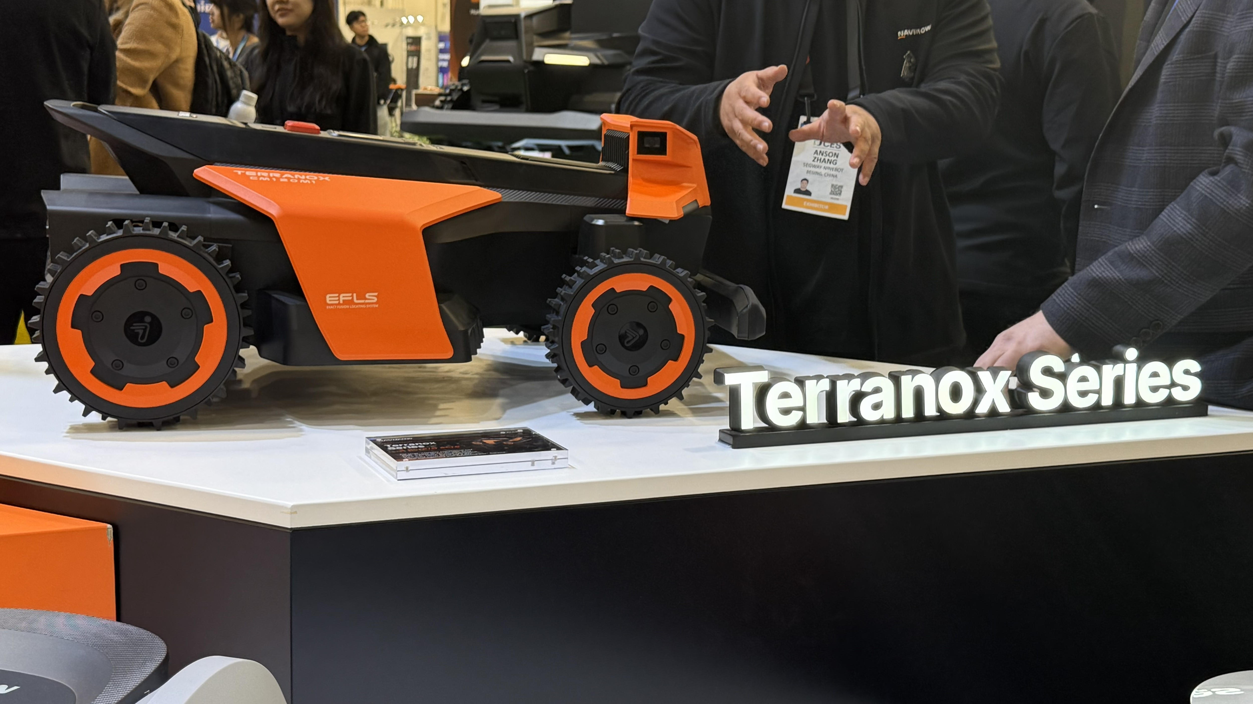 The Navimow Terranox at CES 2026