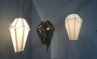 Deconstructed pendant lights by Mary Wallis