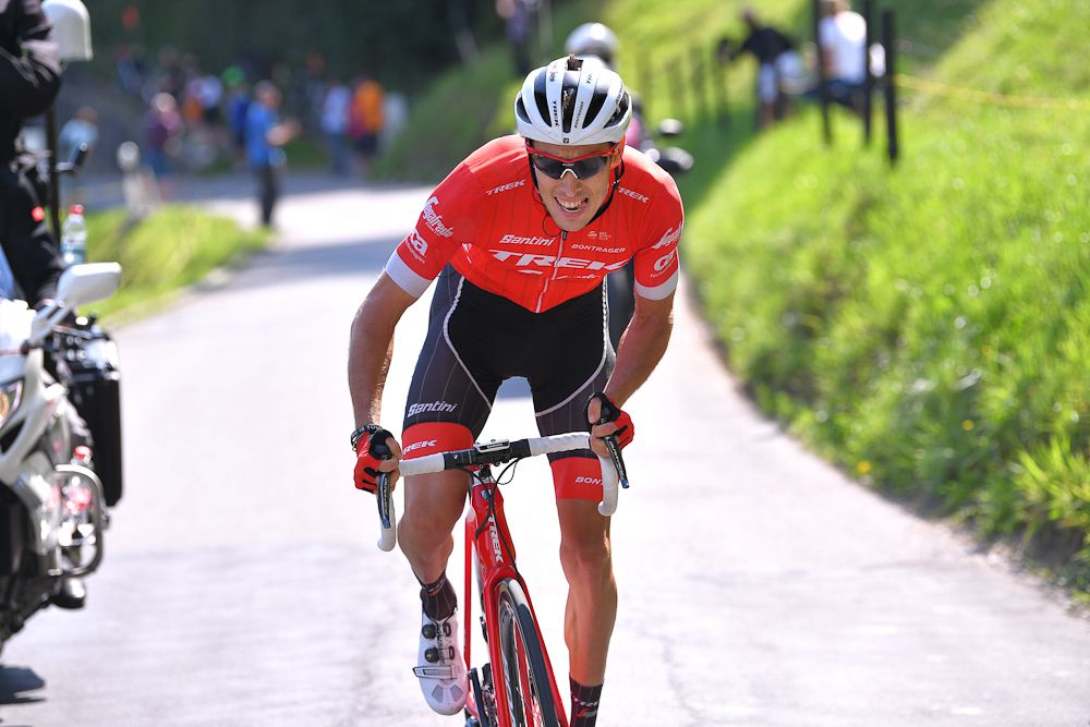 Michael Gogl on the attacks near the end of stage 6 at Tour de Suisse