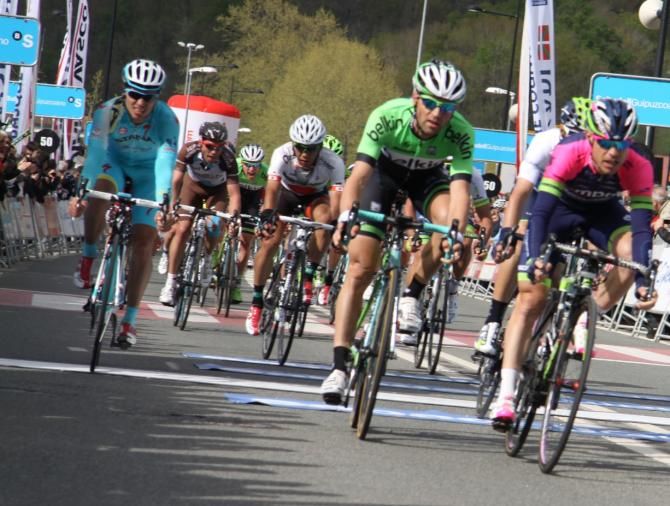 The bunch couldn't catch Tony Martin (Omega Pharma - QuickStep)