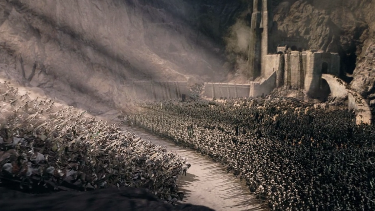 The Rohirrim save the day at Helm's Deep in The Lord of the Rings: The Two Towers