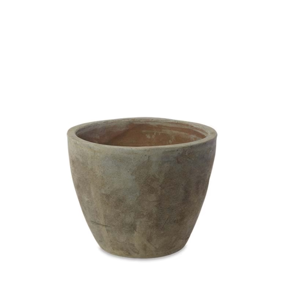 large clay planter for garden by Nkuku