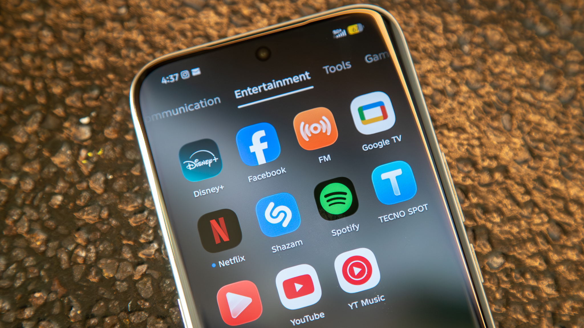 Apps on the Camon 50 Ultra