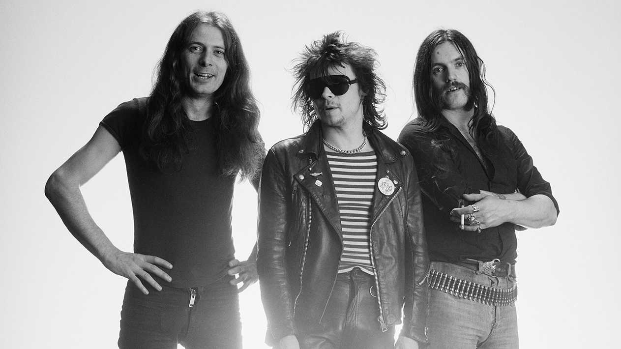 &quot;Fast&quot; Eddie Clarke, far left, with Phil “Philthy Animal” Taylor and Lemmy in 1978