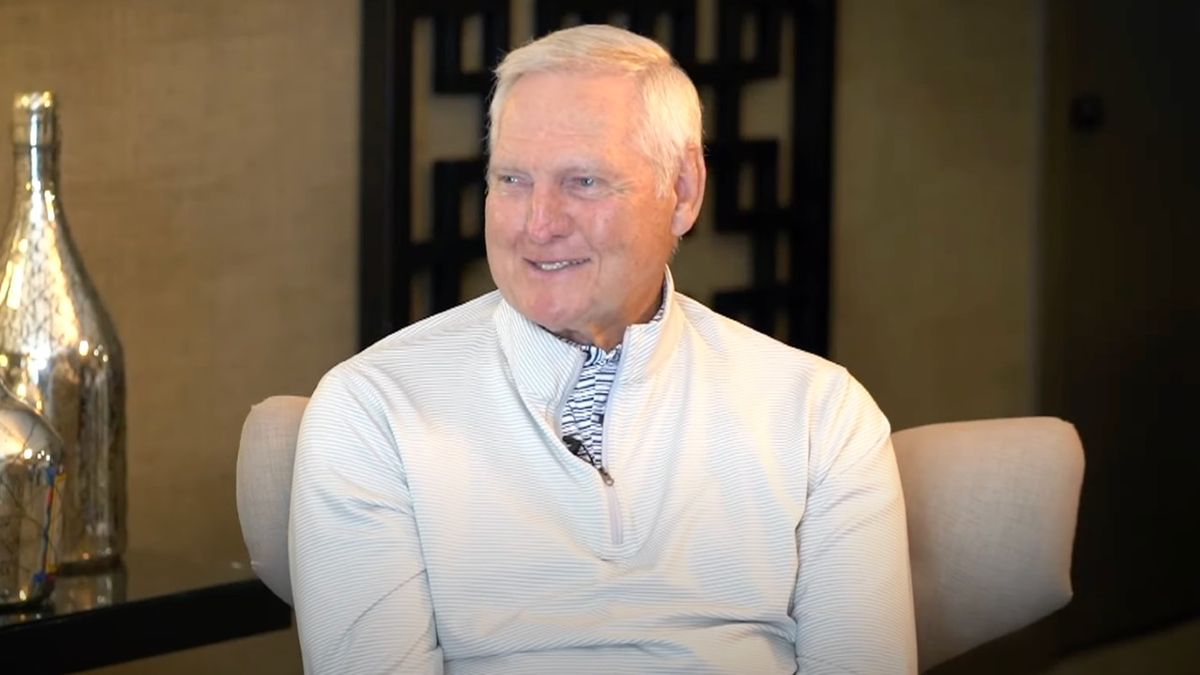 Jerry West speaking with Dean Wilson about his career on Good Life TV