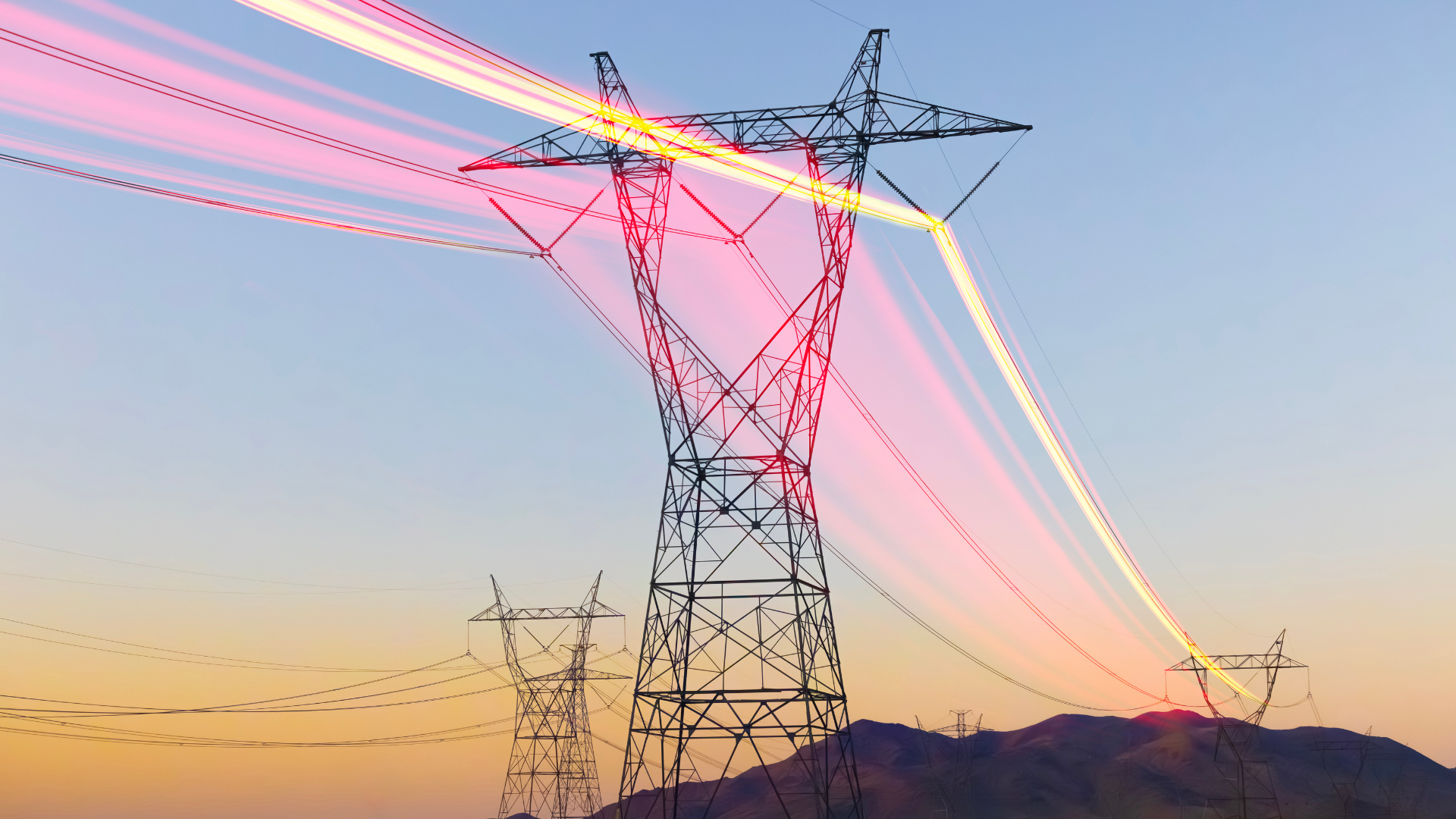 electricity transmission towers
