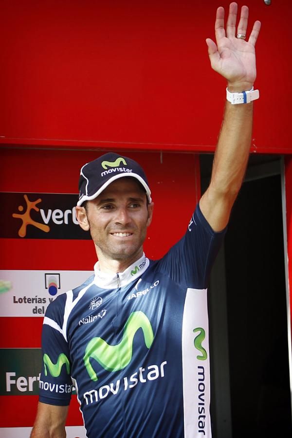 Alejandro Valverde (Movistar) won stage 3 of the Vuelta