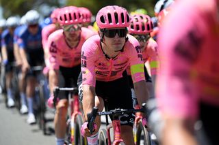 PORT ELLIOT AUSTRALIA JANUARY 19 Jack RootkinGray of United Kingdom and Team EF Education Easypost competes during the 24th Santos Tour Down Under 2024 Stage 4 a 1362km stage from Murray Bridge to Port Elliot UCIWT on January 19 2024 in Port Elliot Australia Photo by Tim de WaeleGetty Images