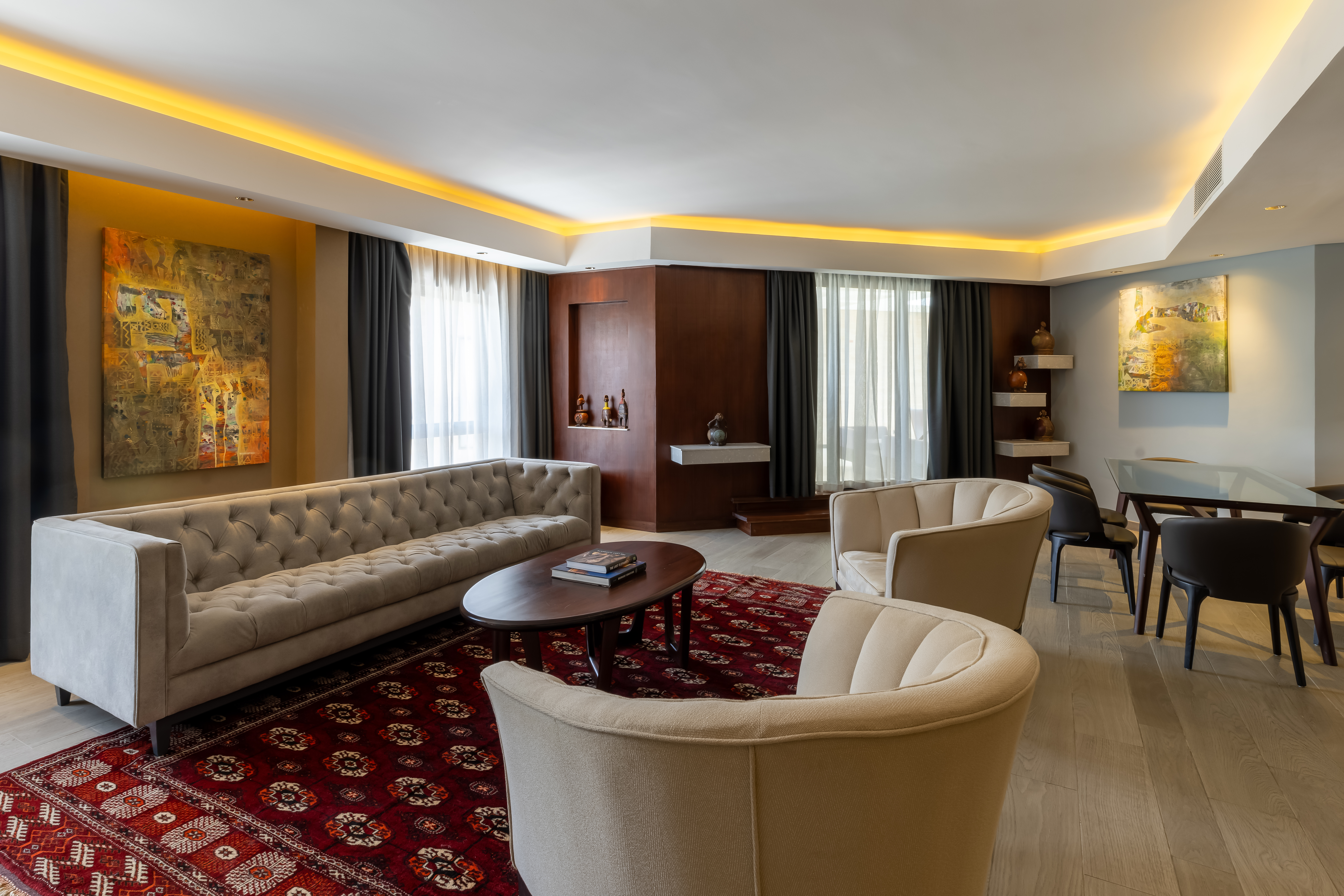 Tribe Hotel Empire Suite living area