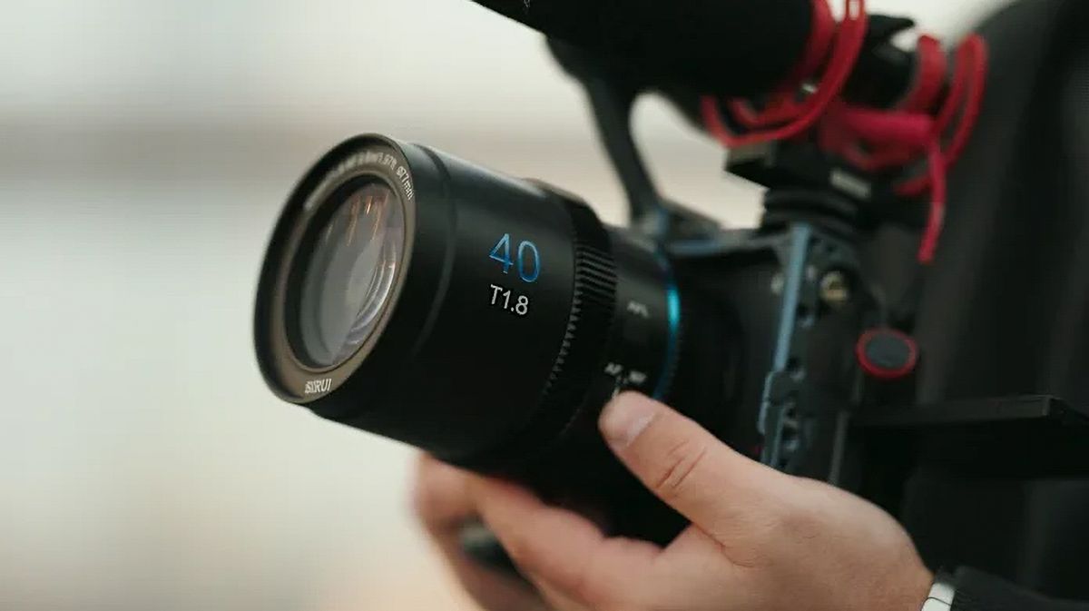 The Sirui 40mm T/1.8 Anamorphic lens