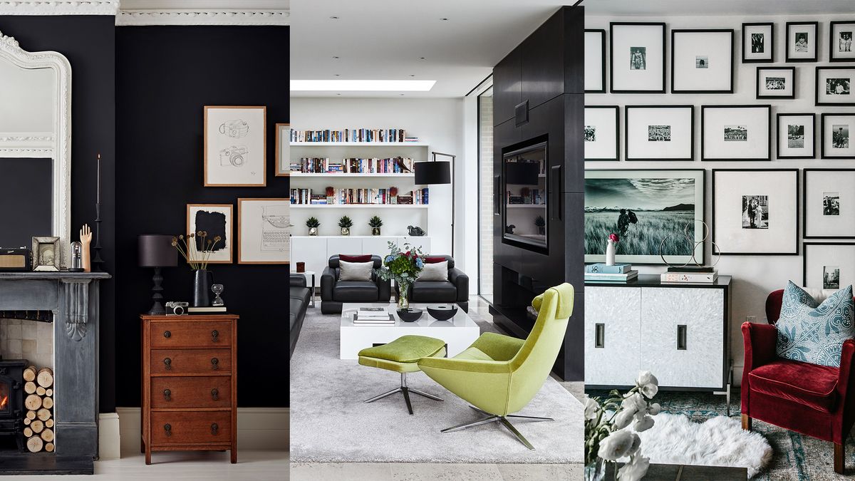 Black and white living room ideas: 13 stylish monochrome schemes