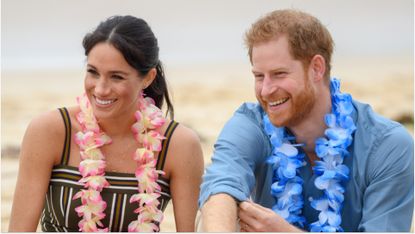 Prince Harry and Meghan Markle visit Bondi beach in Sydney, Australia on October 19, 2018. 