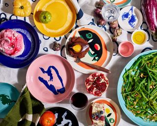 Ottolenghi Serax dishes on a table