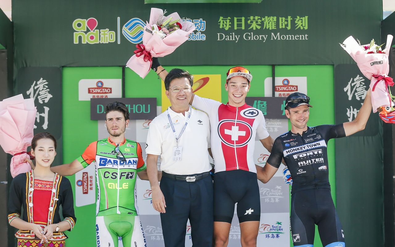 The podium ceremony