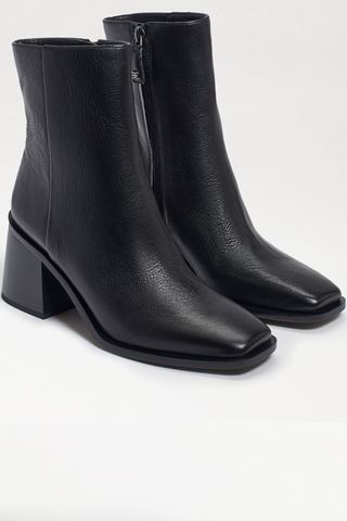 black ankle boots