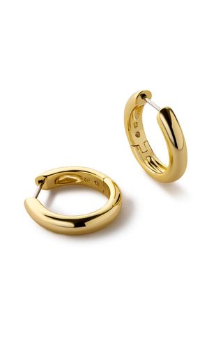 Gold Hoop Earrings - Giulia Medium