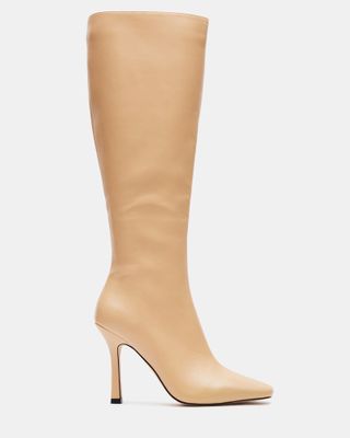 Kalani Cream Paris Square Toe Knee High Boot | Women's Boots 
 Steve Madden