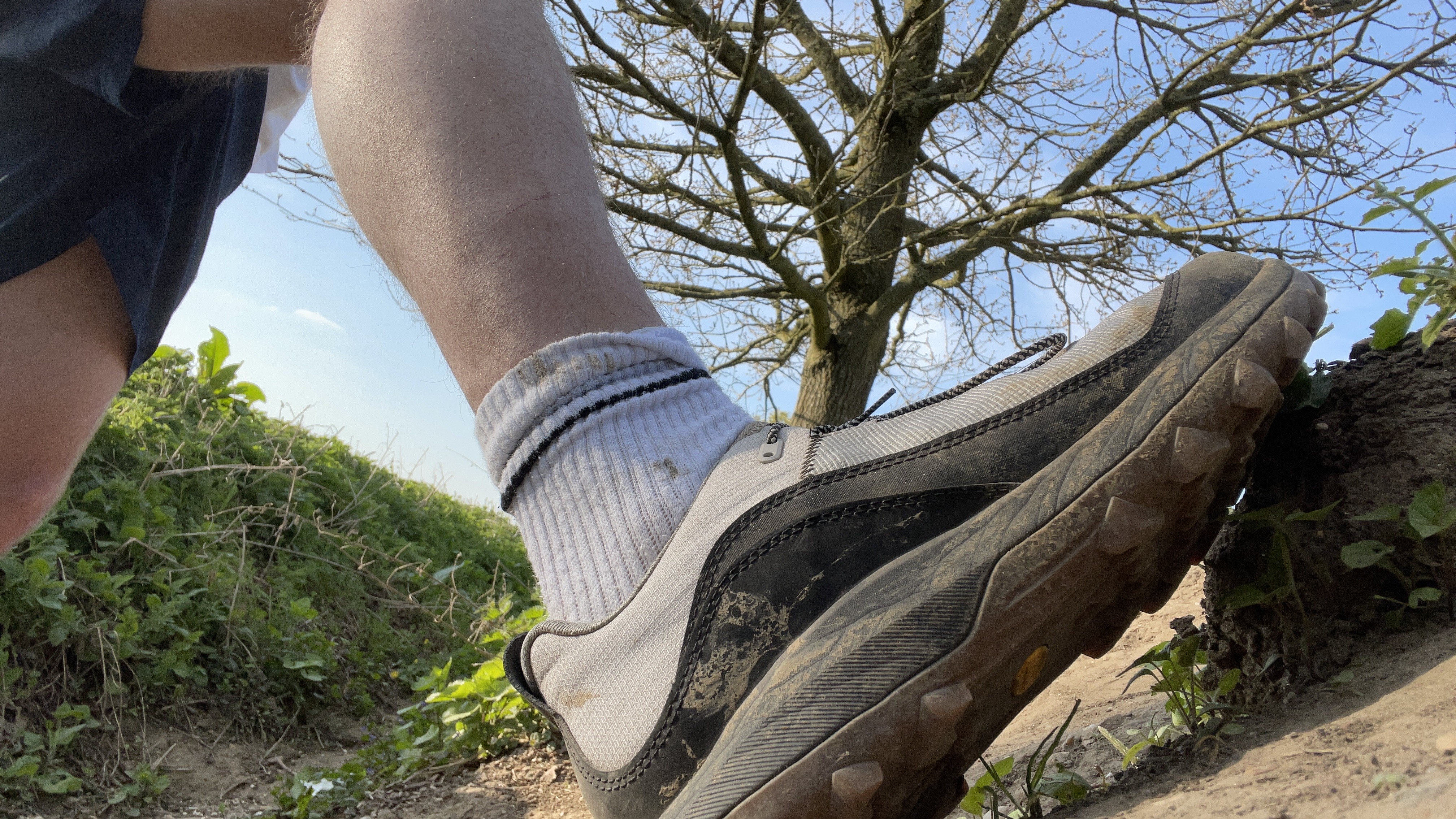 Danner N45 hiking shoes in use