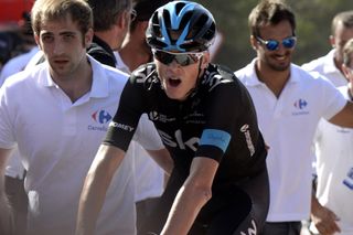 Chris Froome on stage six of the 2014 Tour of Spain