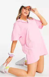 Lola May Short Sleeve Polo Shirt Dress | $24 (£15)