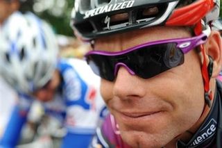 Cadel Evans (Silence-Lotto) lies in wait