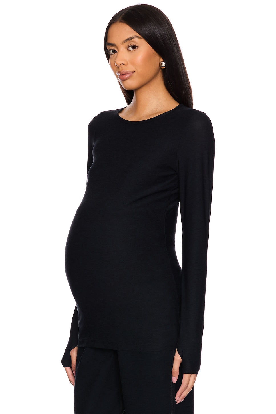 Featherweight Count on Me Maternity Crew Pullover Top