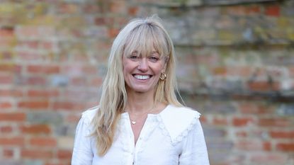 Clodagh McKenna wearing a white blouse