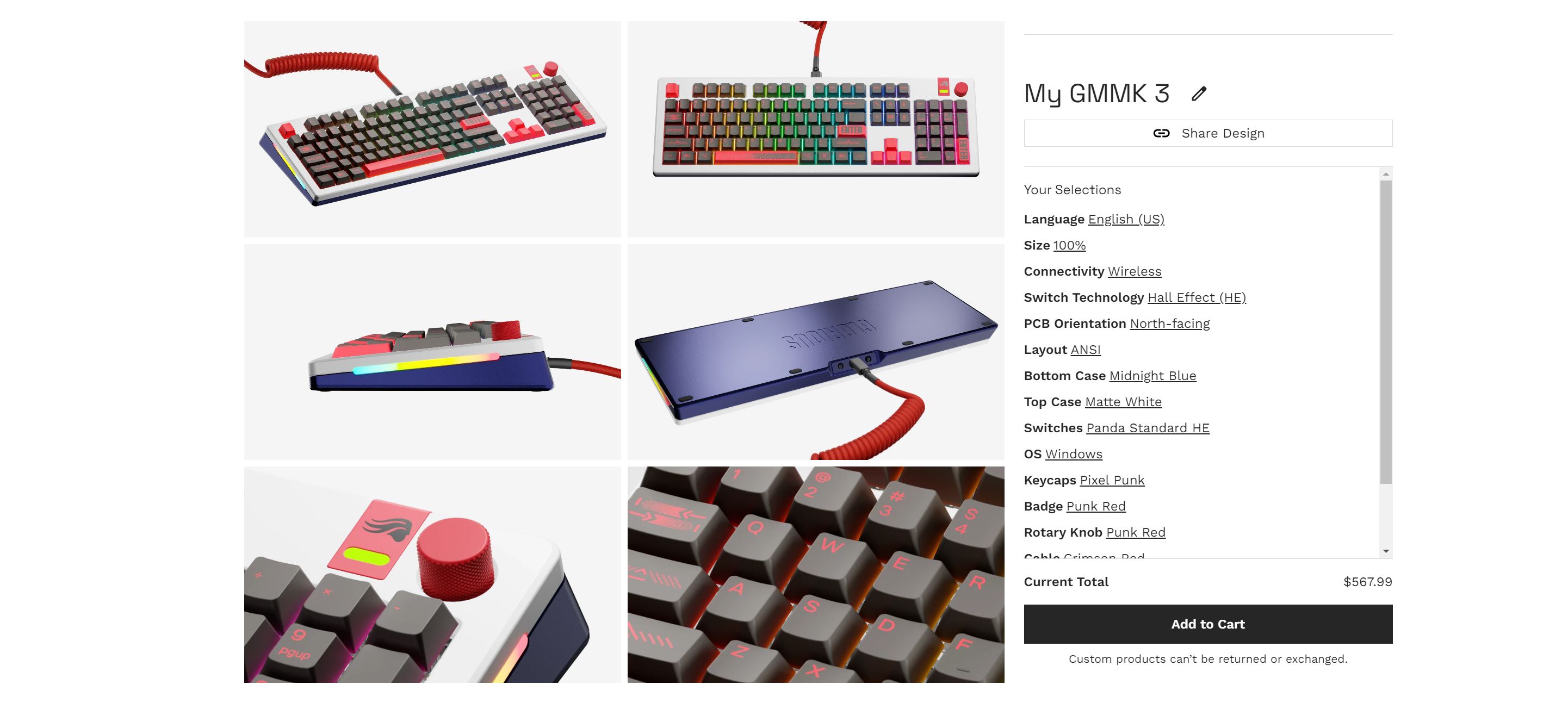 Glorious GMMK 3 Pro Boardsmith configuration utility