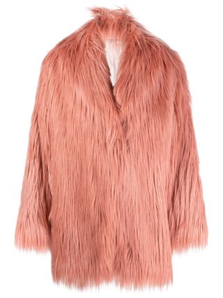 Oversized Faux-Fur Design Coat