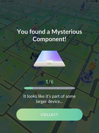 Pokemon Go Mysterious Component screenshot