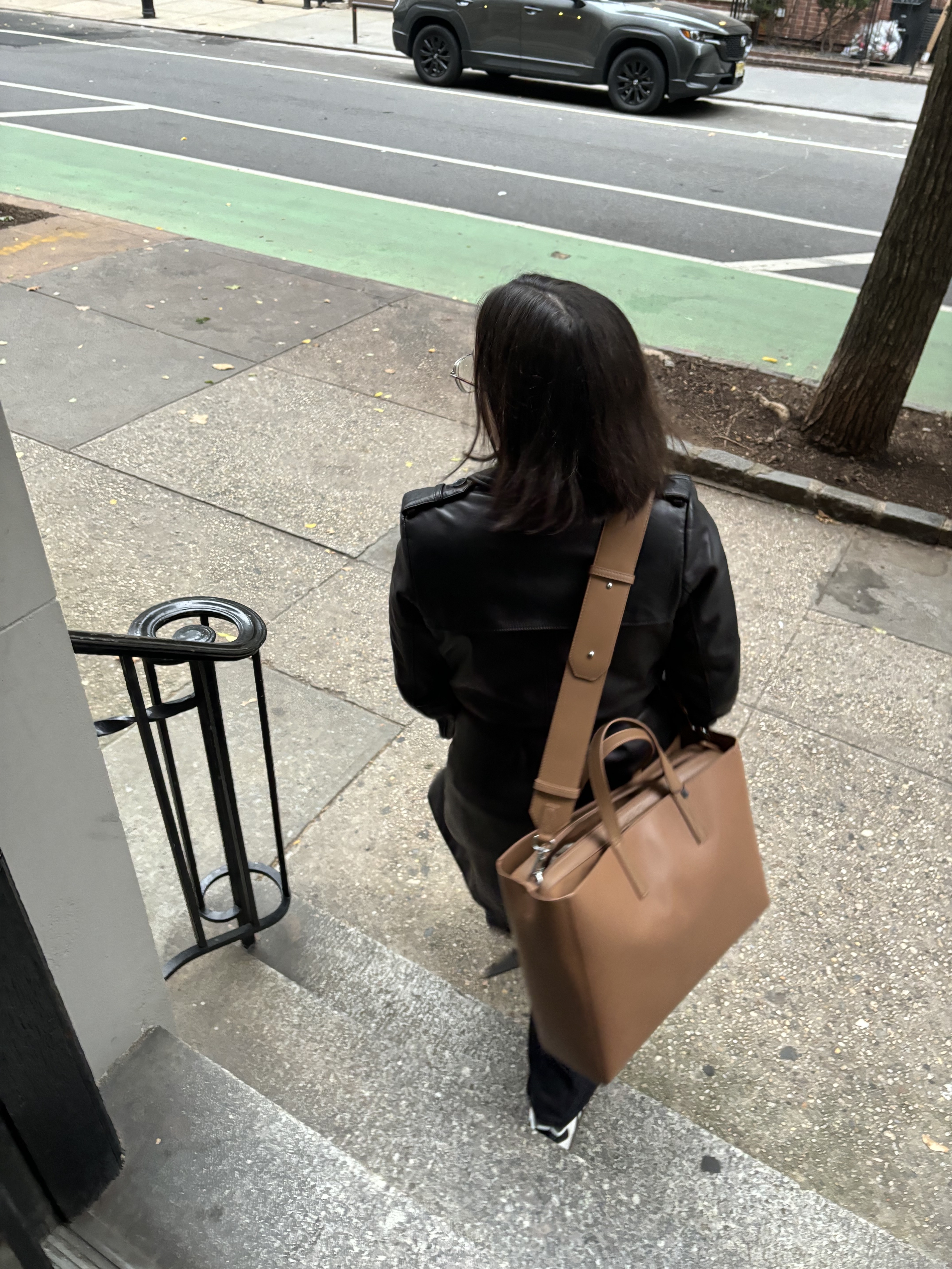 Julia Marzovilla tests the Calpak haven bag