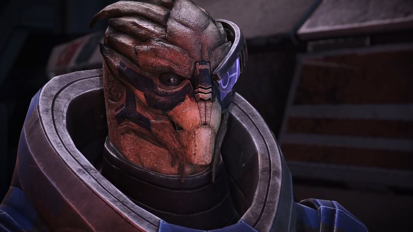 Garrus Vakarian, a Turian sniper from Mass Effect 1, 2, and 3