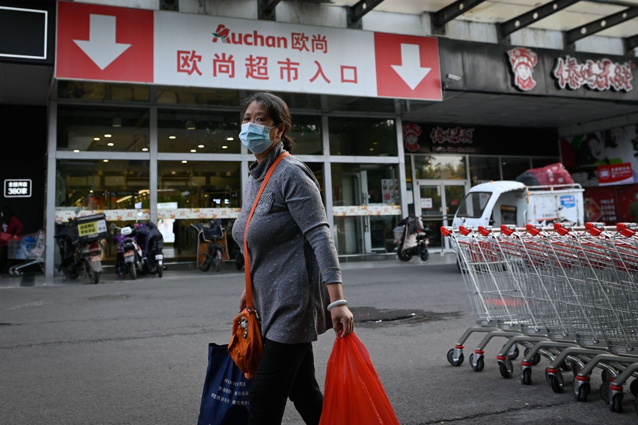 A woman in China