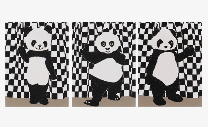 &#039;Panda Paintings&#039; by Rob Pruitt