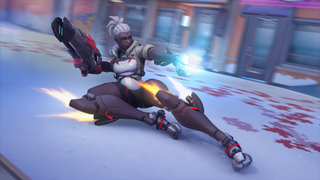 Overwatch 2's Sojourn sliding