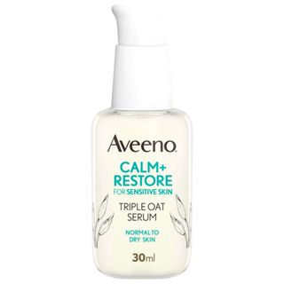Aveeno Face Calm and Restore Oat Serum - eyebrow threading