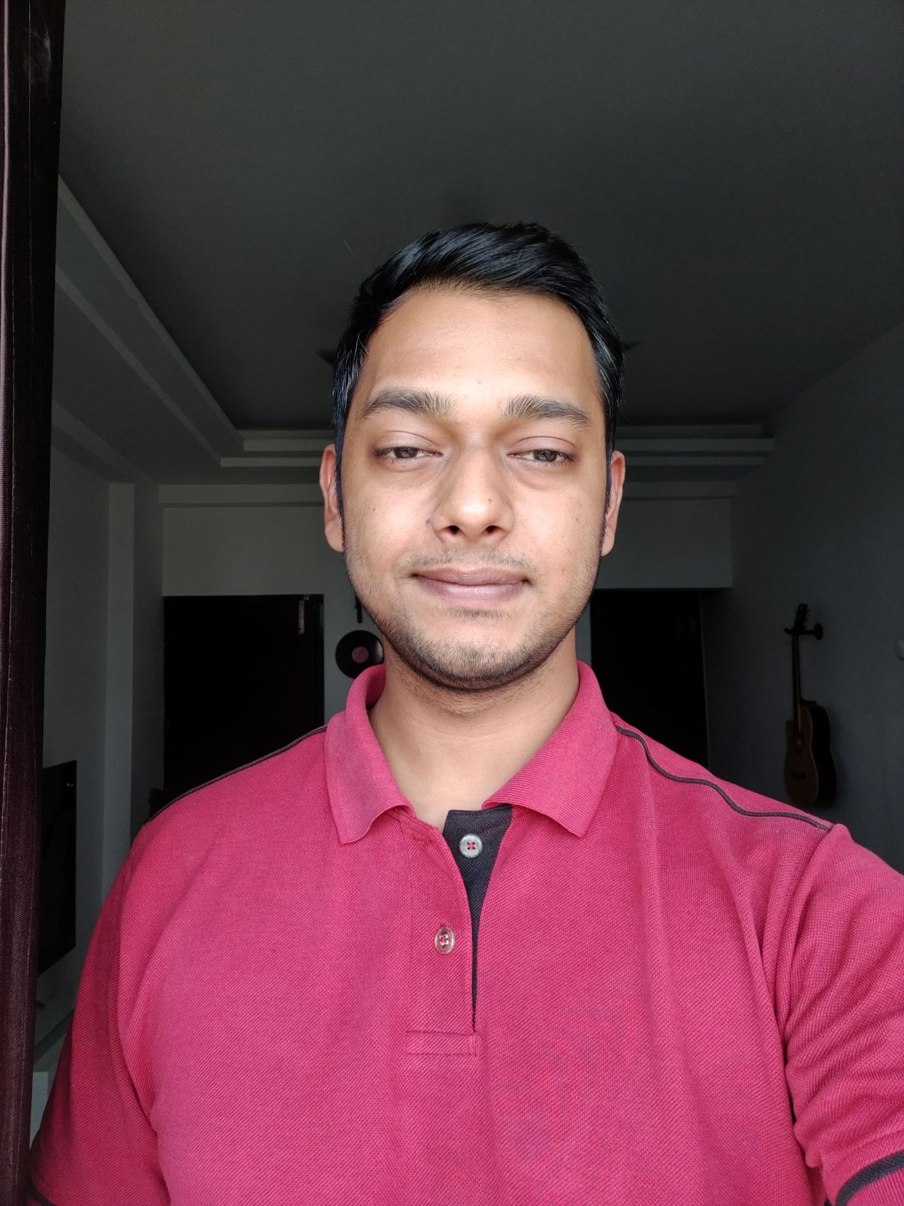 Front camera in natural light