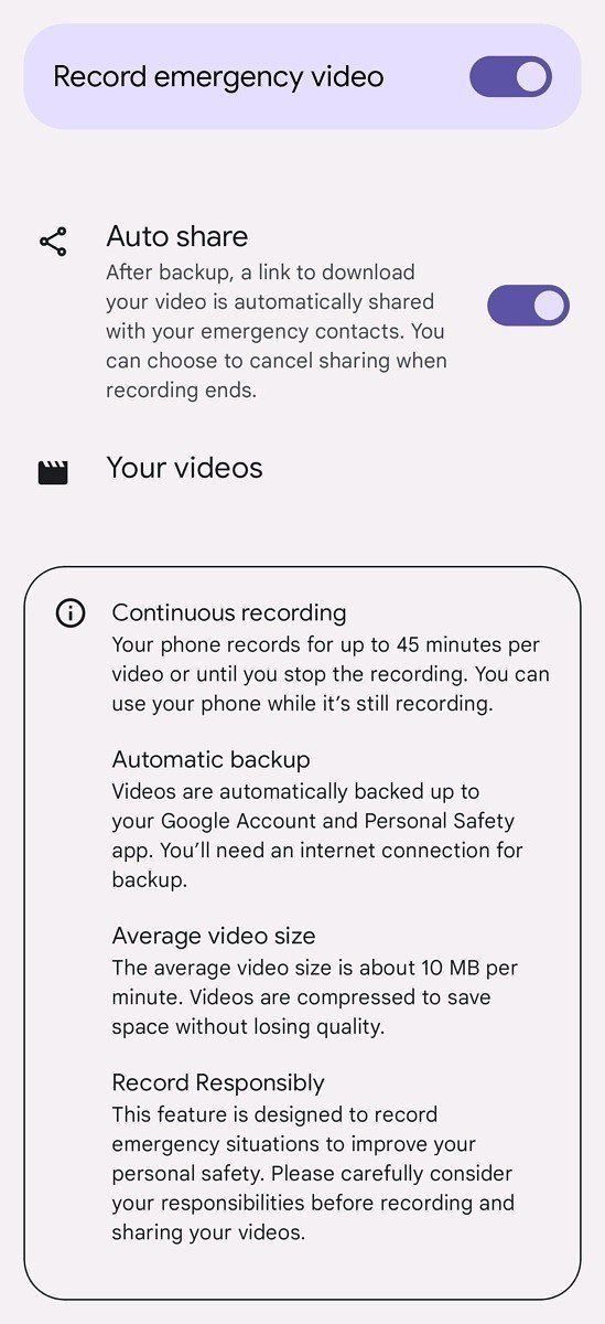 Pixel Personal Safety Emergency Sos