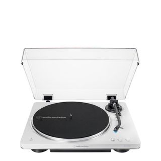 A small square picture showing the Audio-Technica LP70XBT on a plain white background.