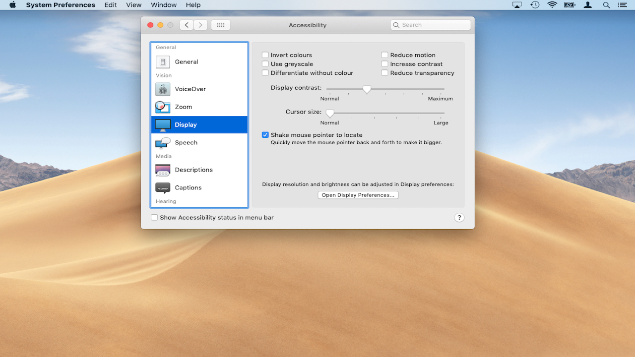 How to personalize macOS Mojave