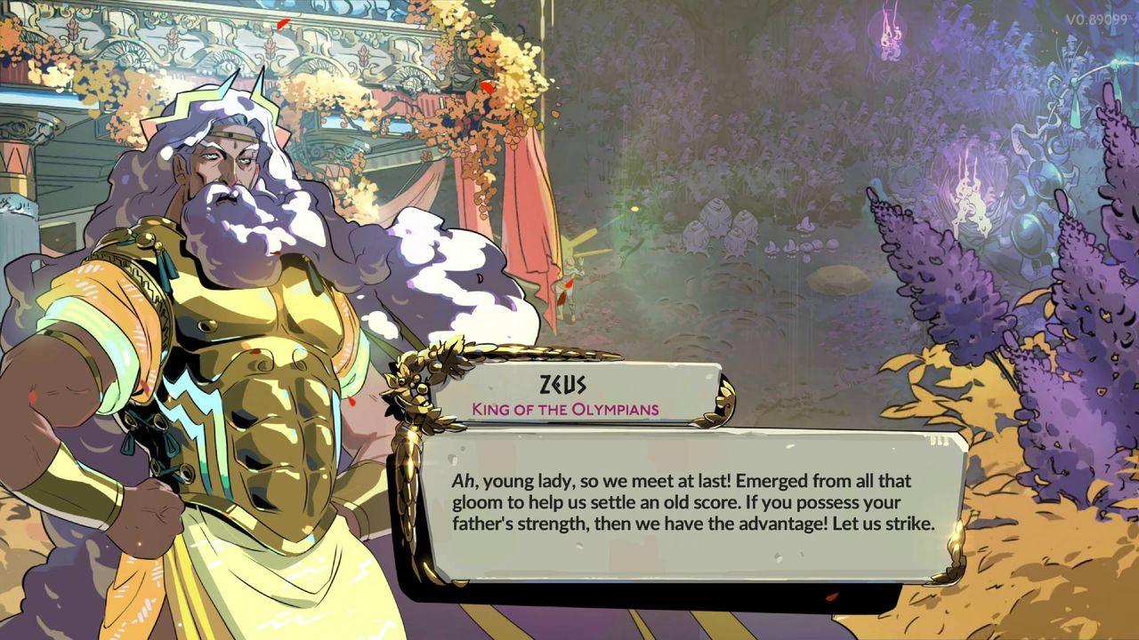 Hades 2 characters god Zeus