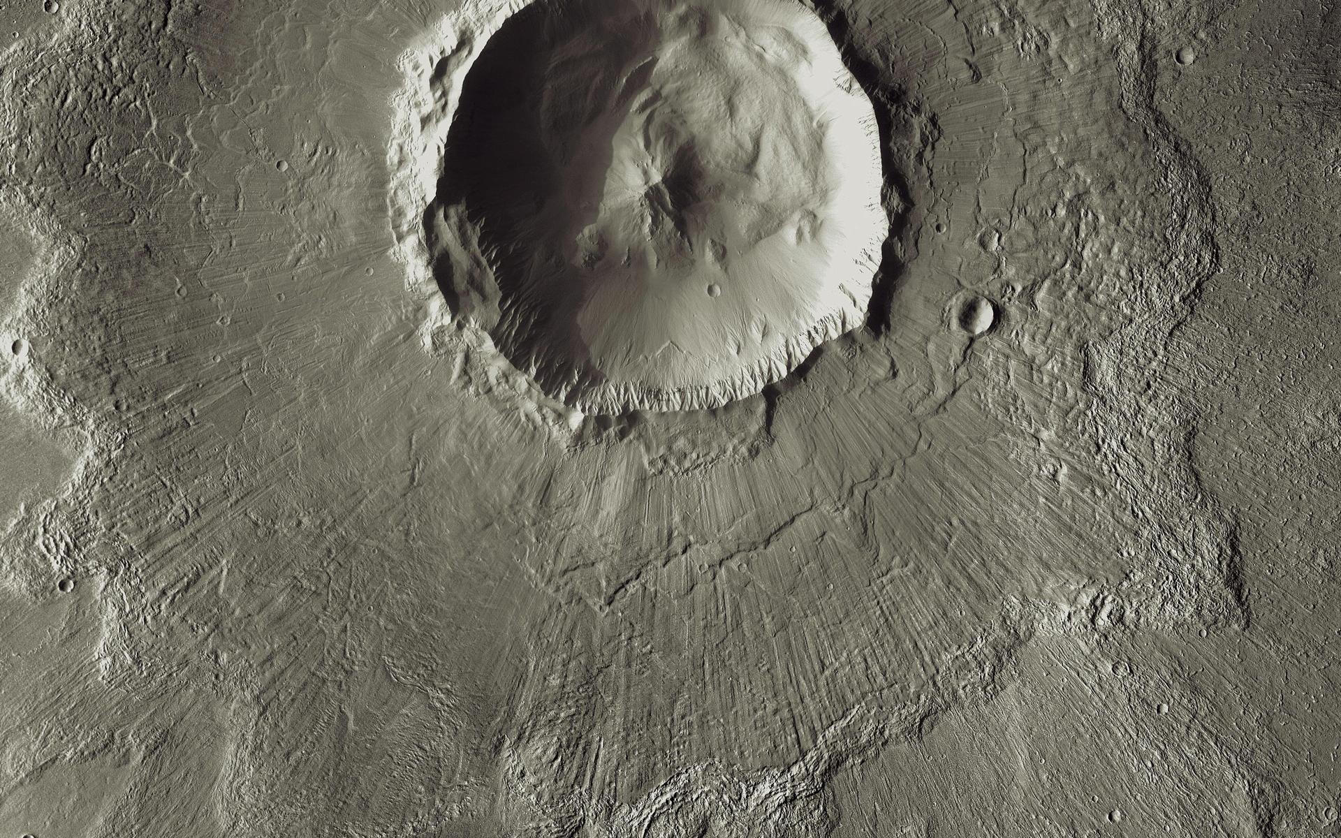 Mars Odyssey All Stars: Bacolor Crater