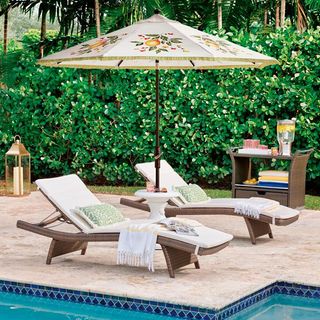 Balencia Bronze Chaise Lounges from Frontgate, one of the best outdoor furniture brands in the US