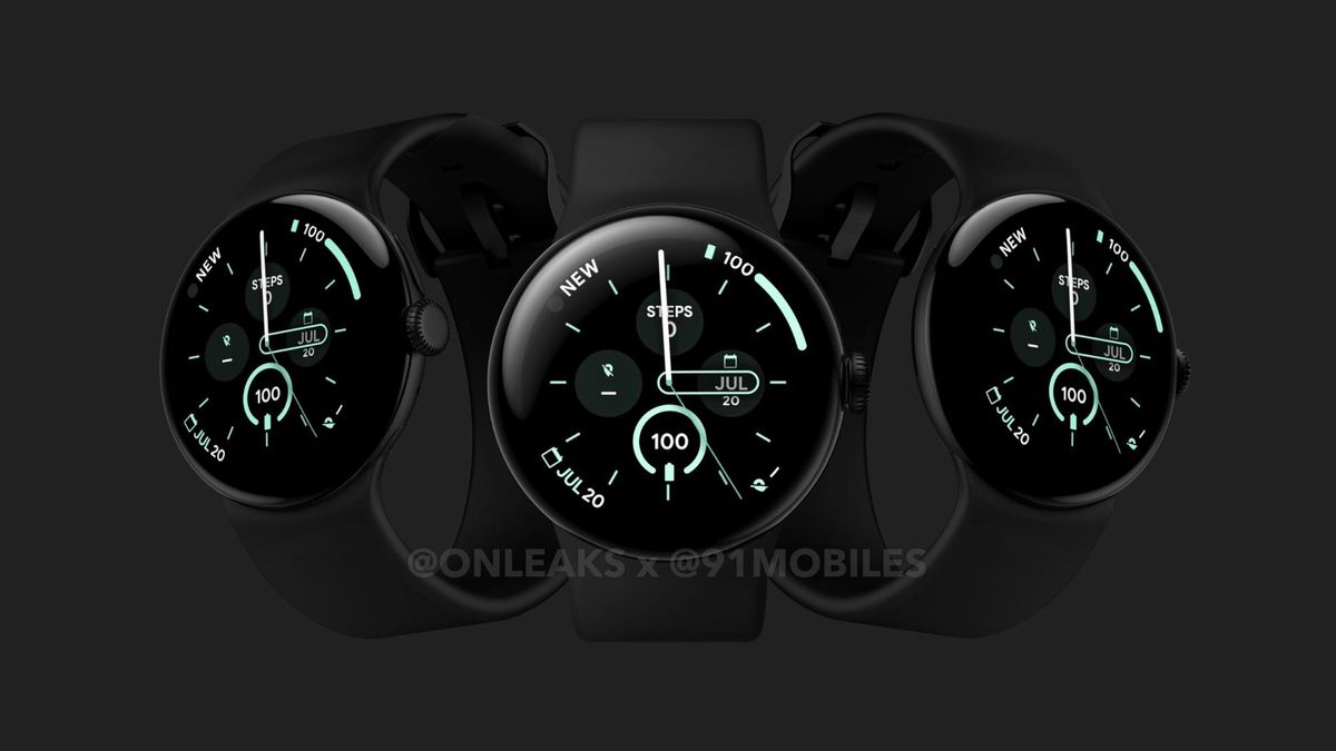 Google Pixel Watch 3 renders